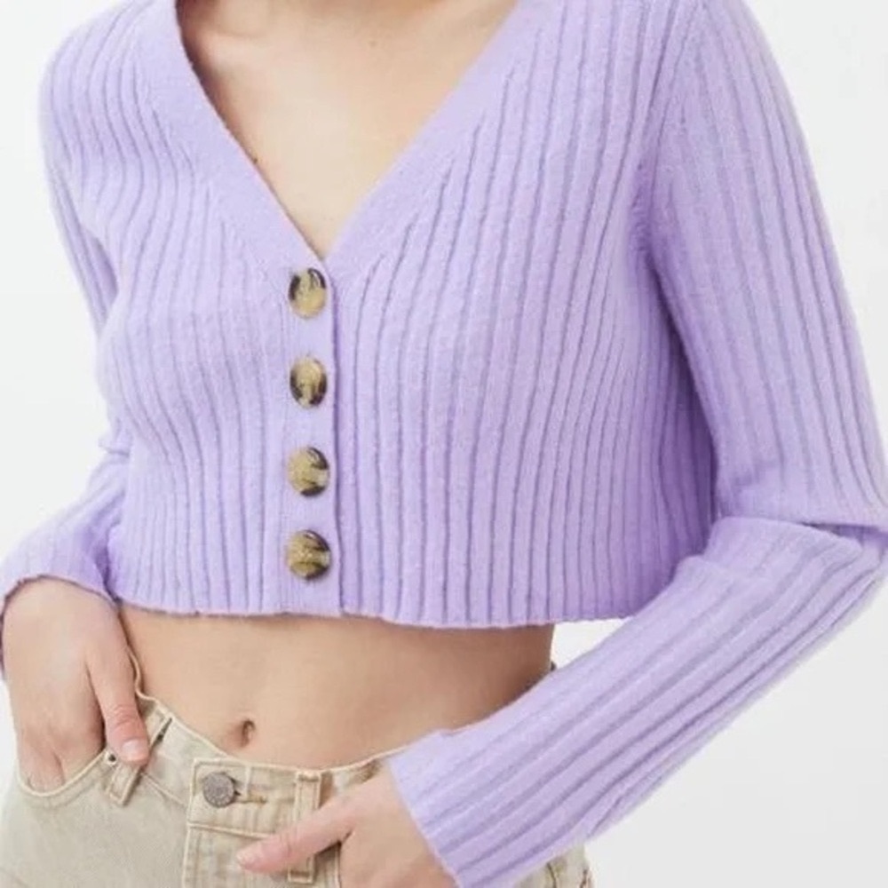 Urban Outfitters Women's Purple Cardigan | Size: small